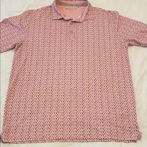 Walter Hagen Pink Polo with Black Accents